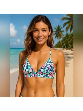 Atmosphere Floral Bikini Top